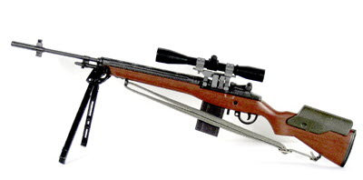M-14 sniper rifle w/bipod and std scope